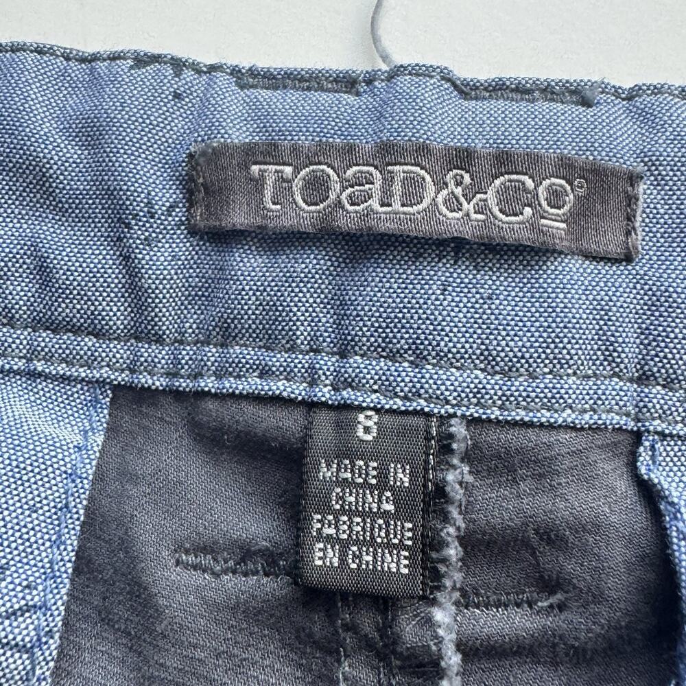 Toad & Co. Organic Cotton Straight Pants Gorpcore Hiking Outdoor Gray 8 Granola - Picture 4 of 8